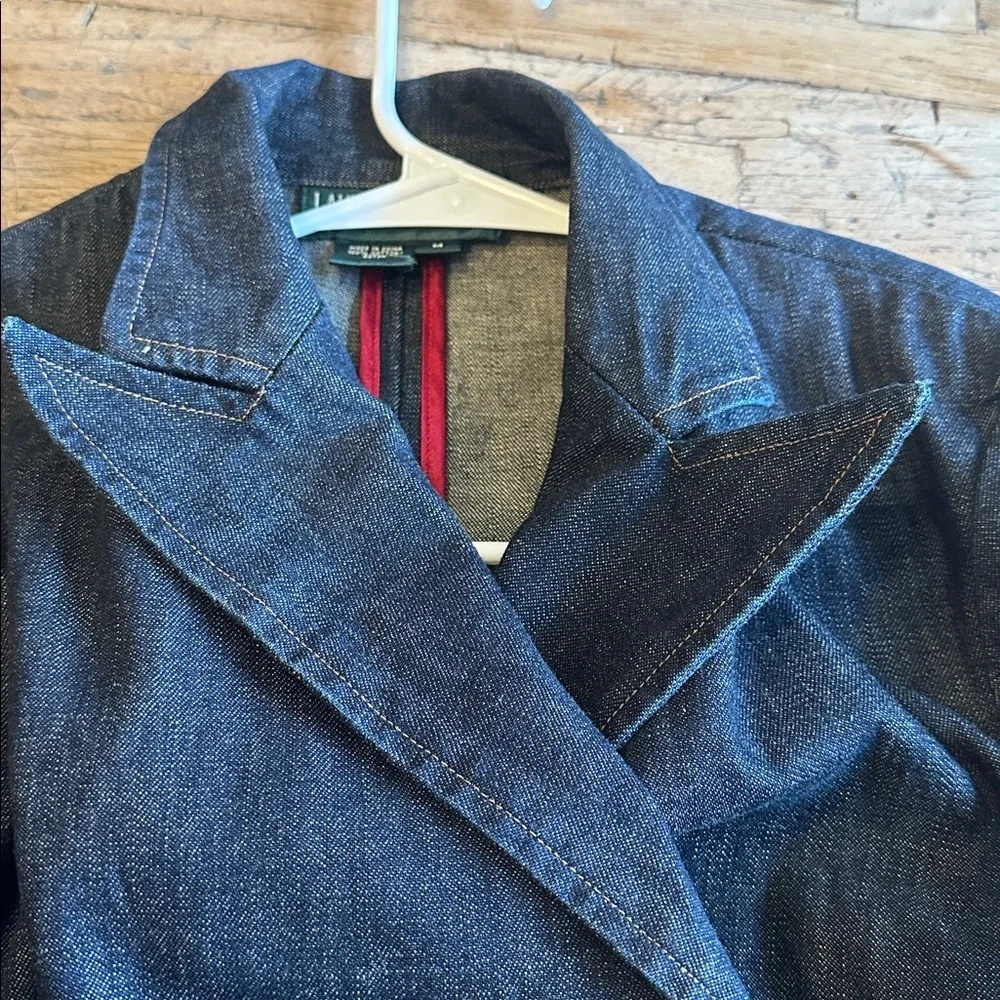 Vintage Lauren Jeans Co. Denim Blazer – Double-Breasted | Size Medium - Picture 14 of 14